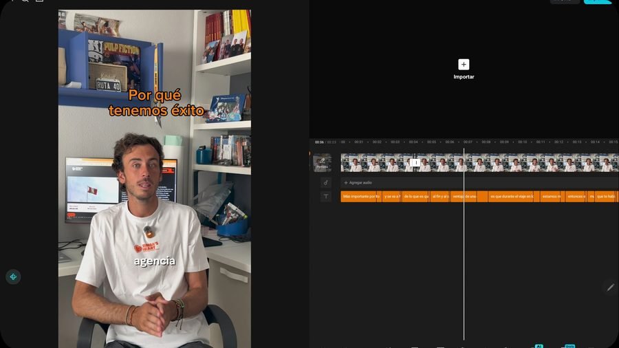 Edición de vídeo para contenido orgánico en redes sociales